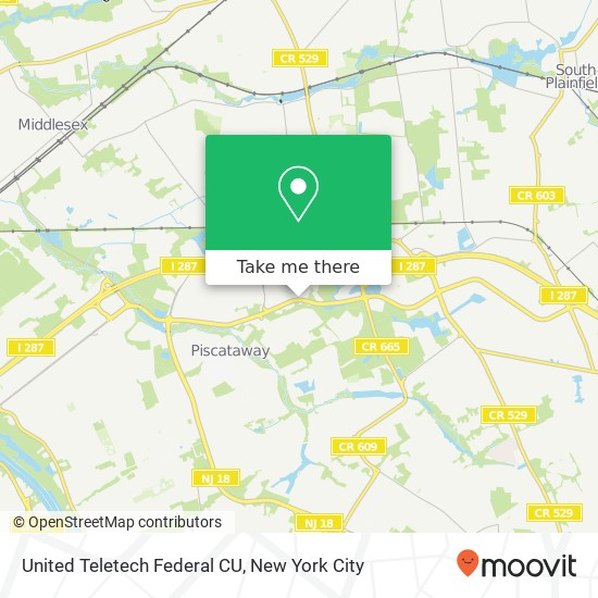 United Teletech Federal CU map