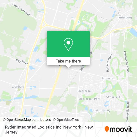 Ryder Integrated Logistics Inc map