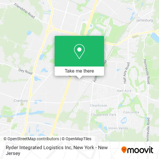 Ryder Integrated Logistics Inc map