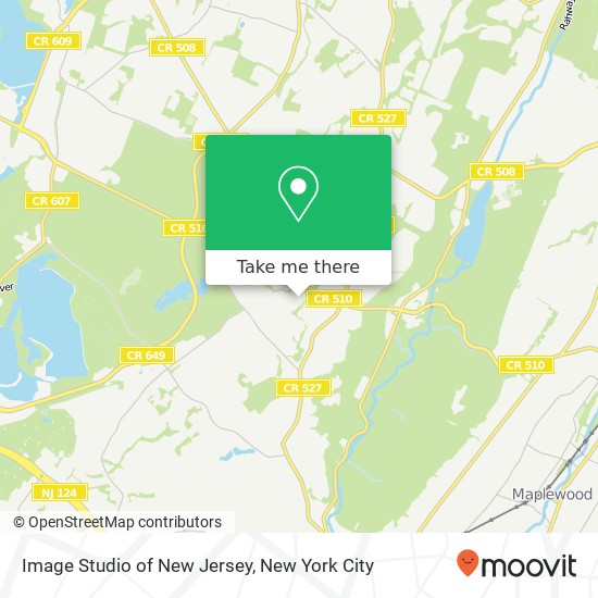 Mapa de Image Studio of New Jersey