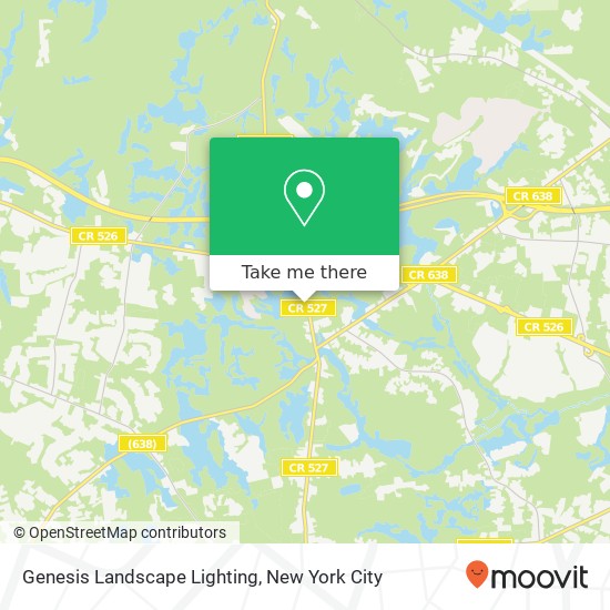 Mapa de Genesis Landscape Lighting
