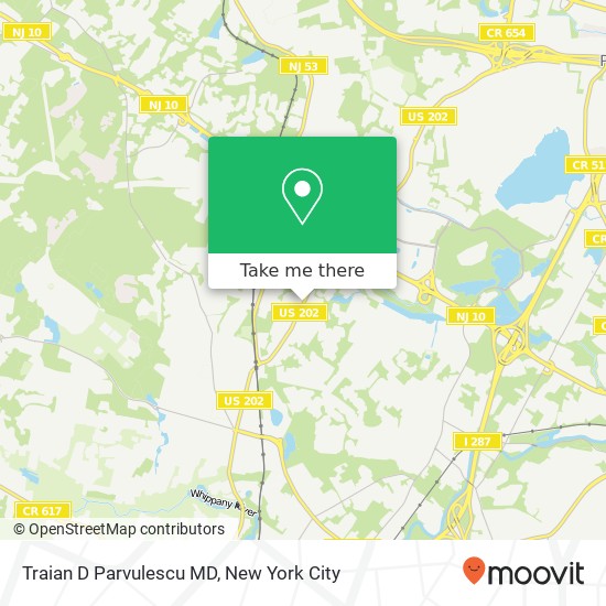 Traian D Parvulescu MD map