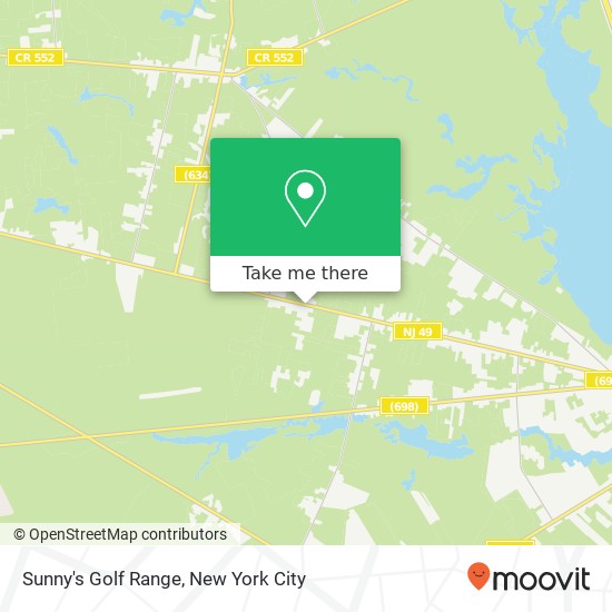 Mapa de Sunny's Golf Range