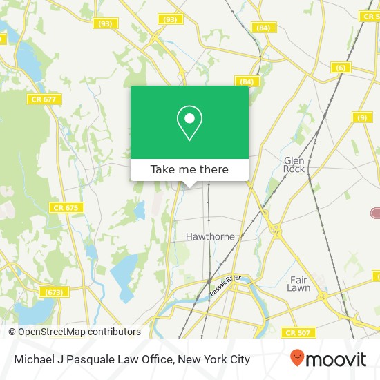 Michael J Pasquale Law Office map