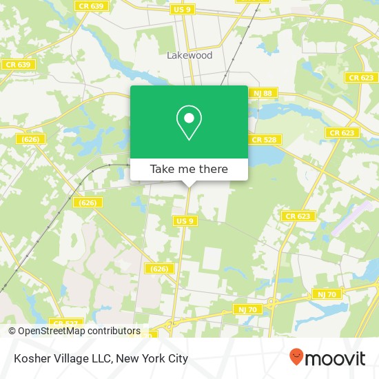 Mapa de Kosher Village LLC