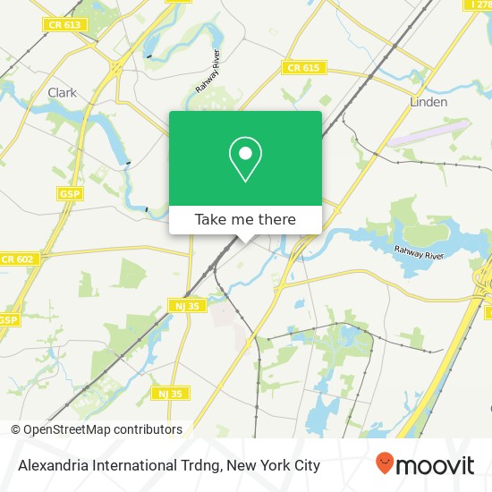 Alexandria International Trdng map