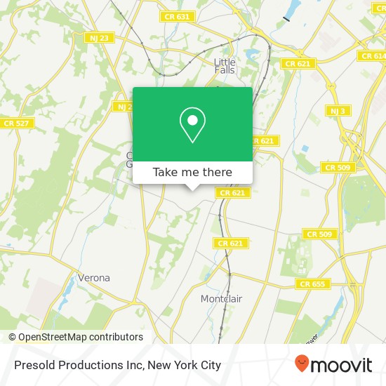 Presold Productions Inc map