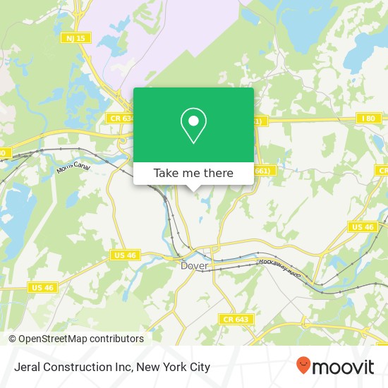Jeral Construction Inc map