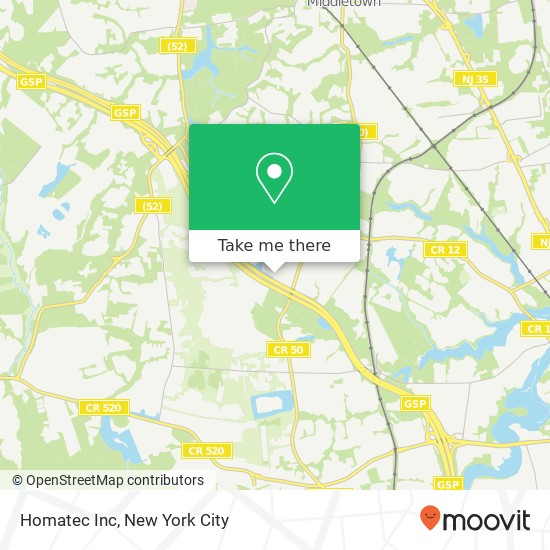 Homatec Inc map