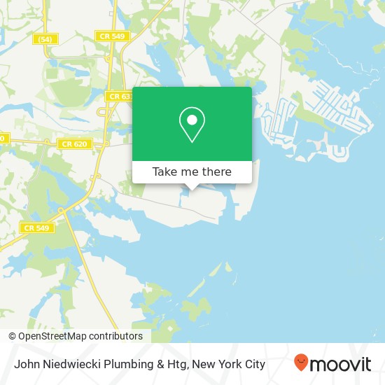 Mapa de John Niedwiecki Plumbing & Htg