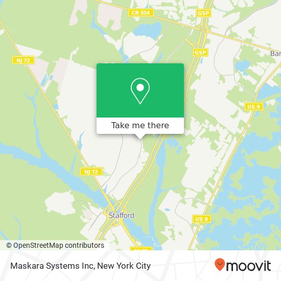 Maskara Systems Inc map