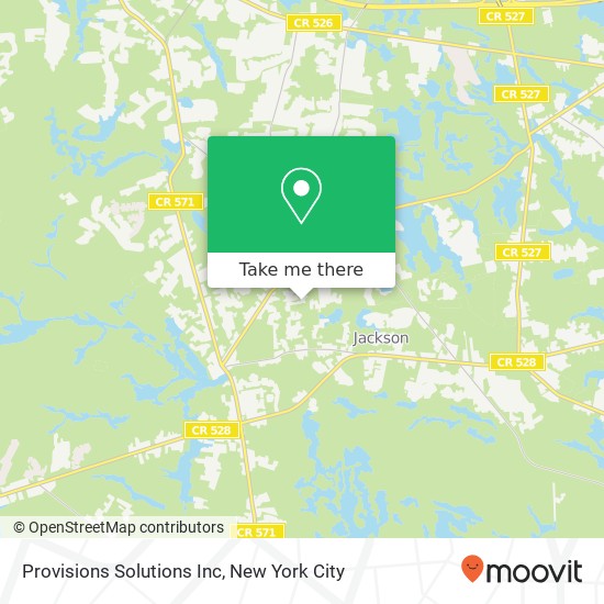 Provisions Solutions Inc map