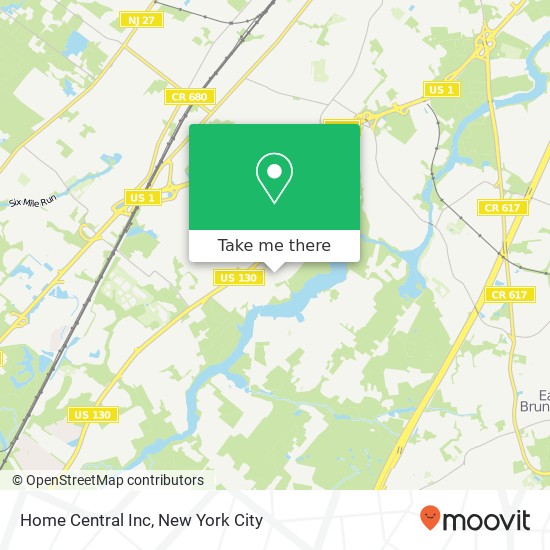 Home Central Inc map