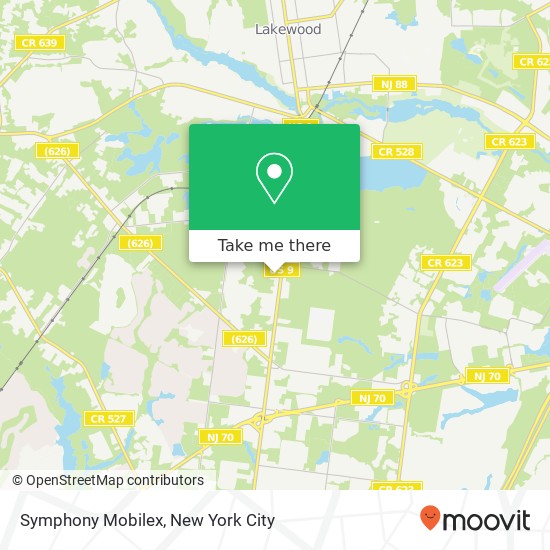 Symphony Mobilex map