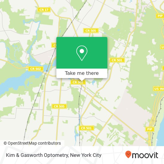 Kim & Gasworth Optometry map