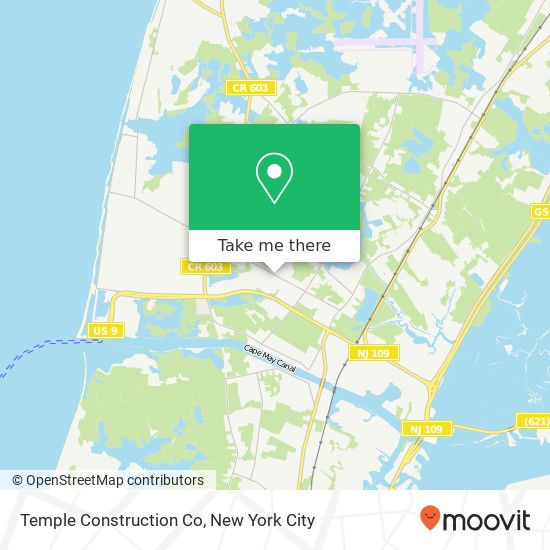 Temple Construction Co map