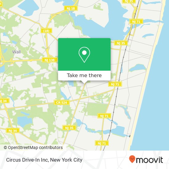 Circus Drive-In Inc map
