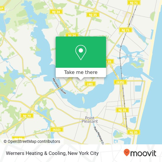 Mapa de Werners Heating & Cooling