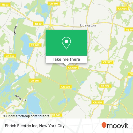 Mapa de Ehrich Electric Inc