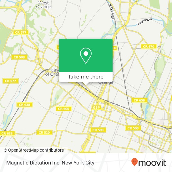Magnetic Dictation Inc map