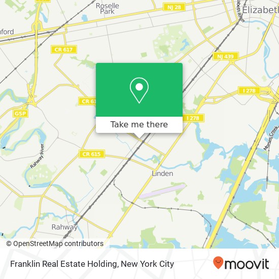 Mapa de Franklin Real Estate Holding