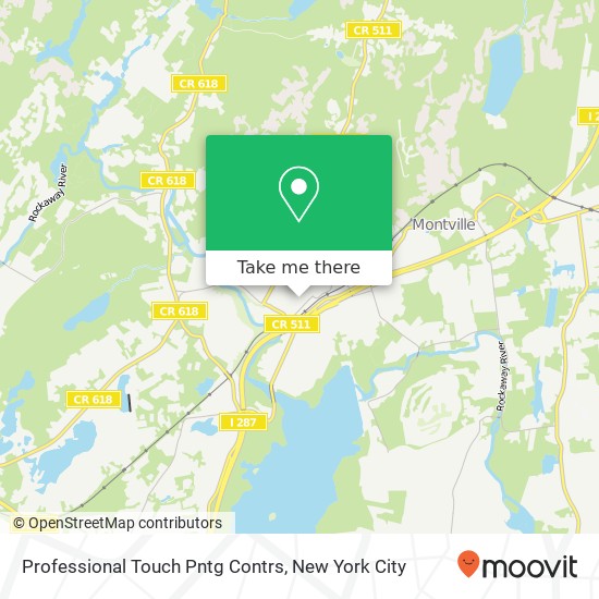 Professional Touch Pntg Contrs map