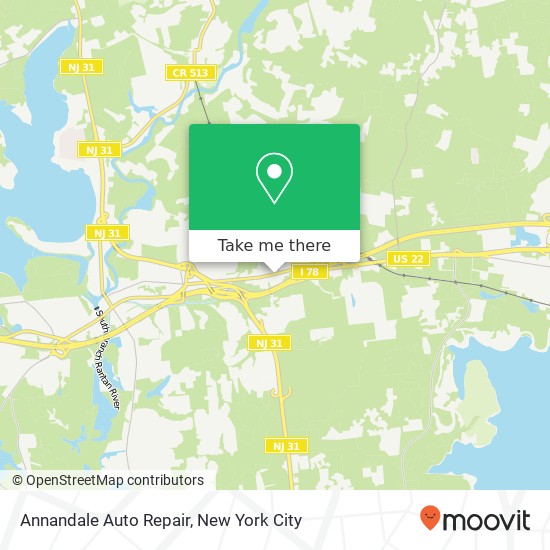 Mapa de Annandale Auto Repair