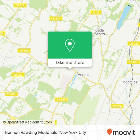 Mapa de Bannon Rawding Mcdonald