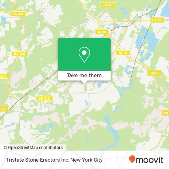 Mapa de Tristate Stone Erectors Inc