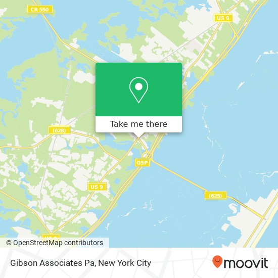 Gibson Associates Pa map