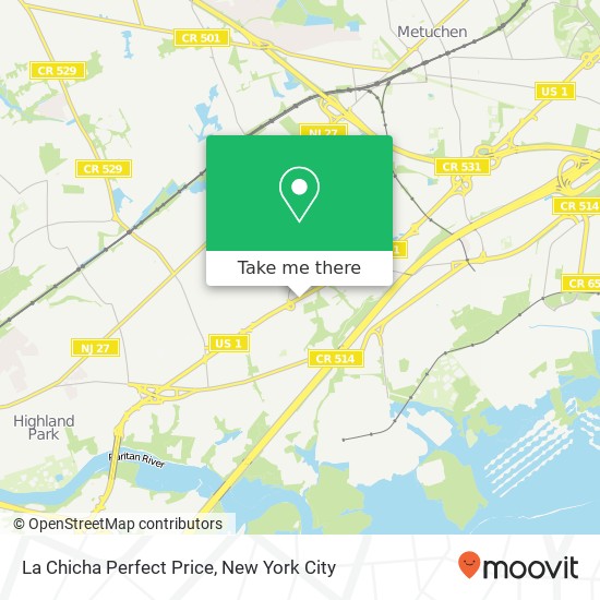 La Chicha Perfect Price map