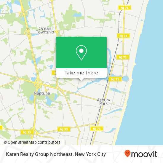 Karen Realty Group Northeast map