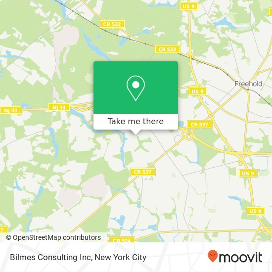 Bilmes Consulting Inc map