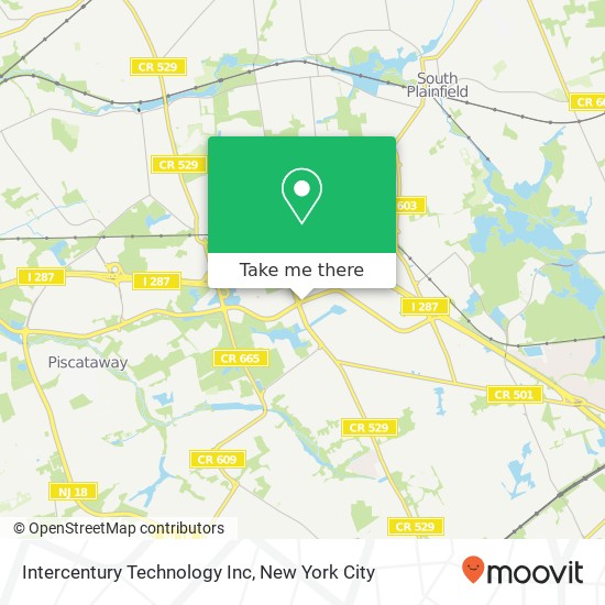 Mapa de Intercentury Technology Inc
