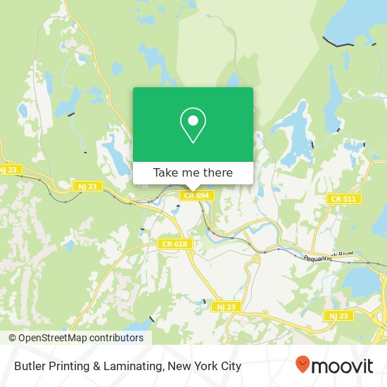 Mapa de Butler Printing & Laminating