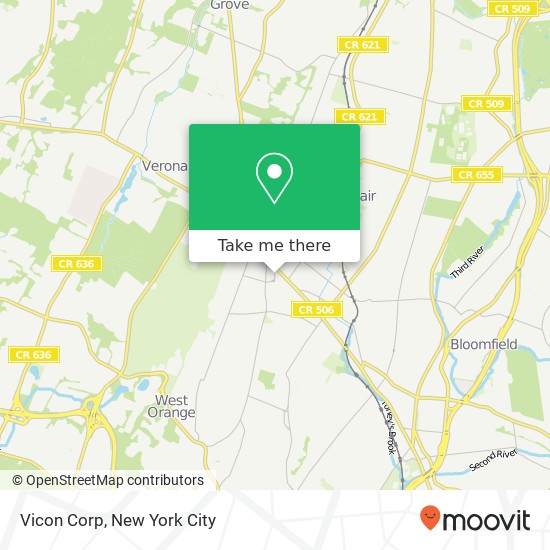 Vicon Corp map