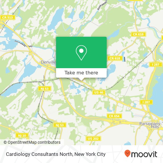 Cardiology Consultants North map