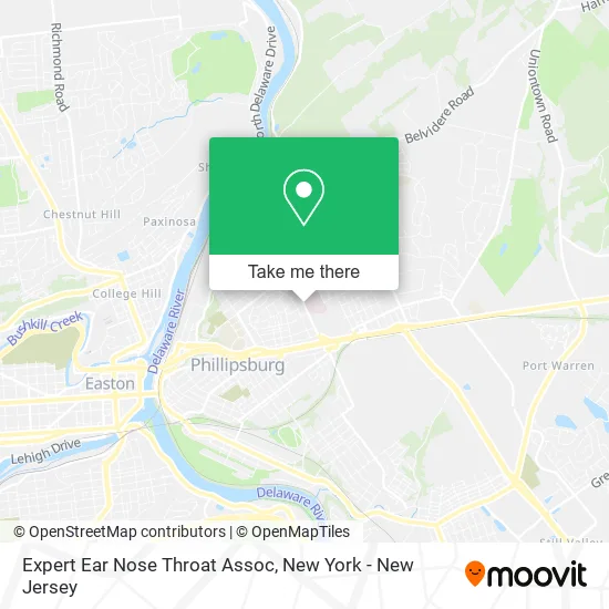 Expert Ear Nose Throat Assoc map
