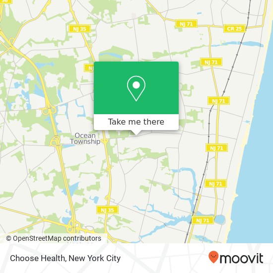 Mapa de Choose Health