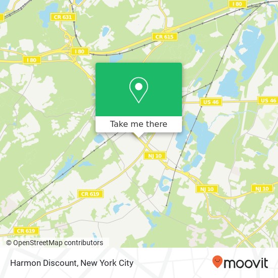 Harmon Discount map