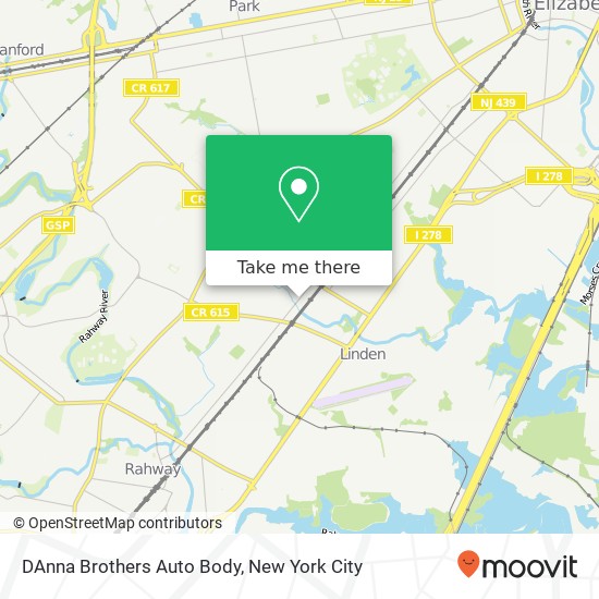 Mapa de DAnna Brothers Auto Body