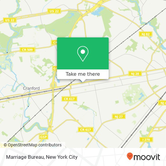Marriage Bureau map