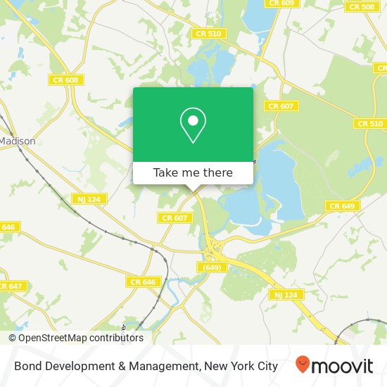 Bond Development & Management map