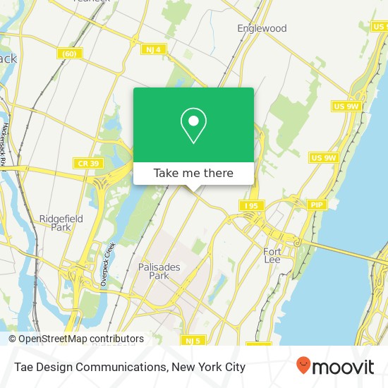 Tae Design Communications map