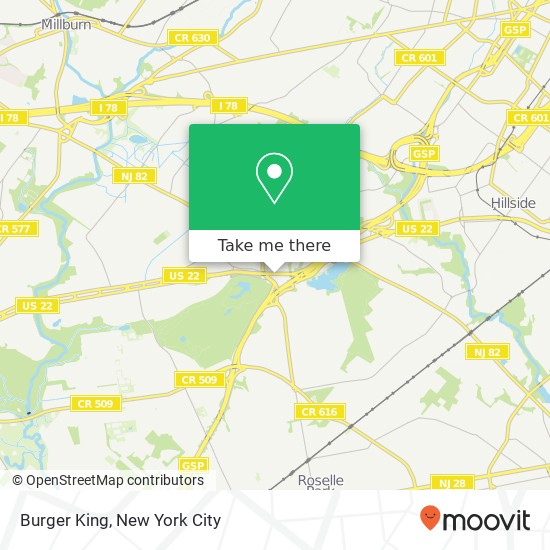 Burger King map