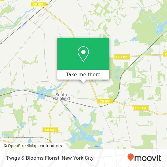 Twigs & Blooms Florist map