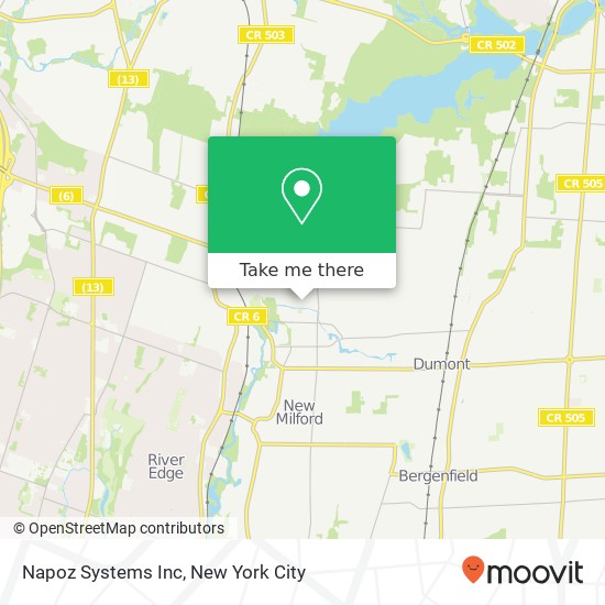 Napoz Systems Inc map