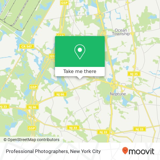 Mapa de Professional Photographers