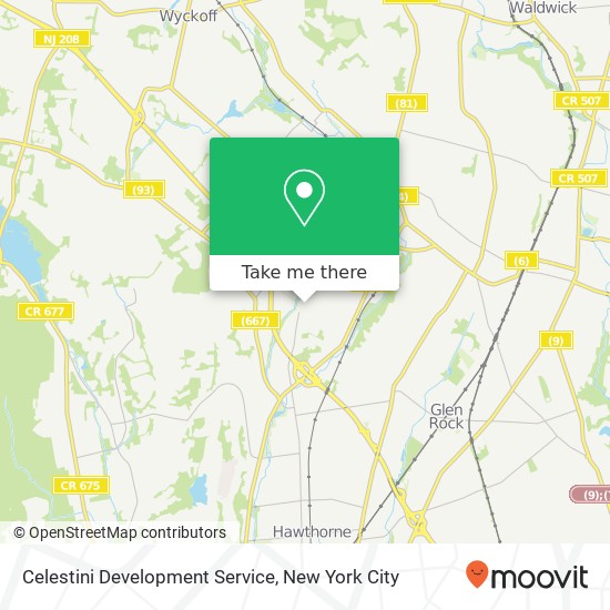 Celestini Development Service map