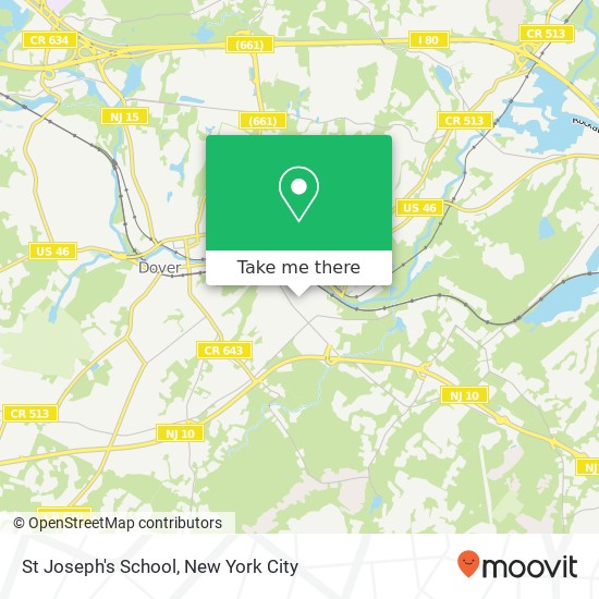 Mapa de St Joseph's School